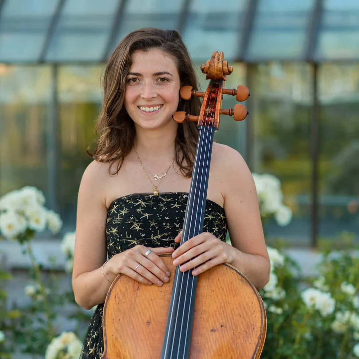 Sarah Ghandour, Cellist — AYA artist portrait