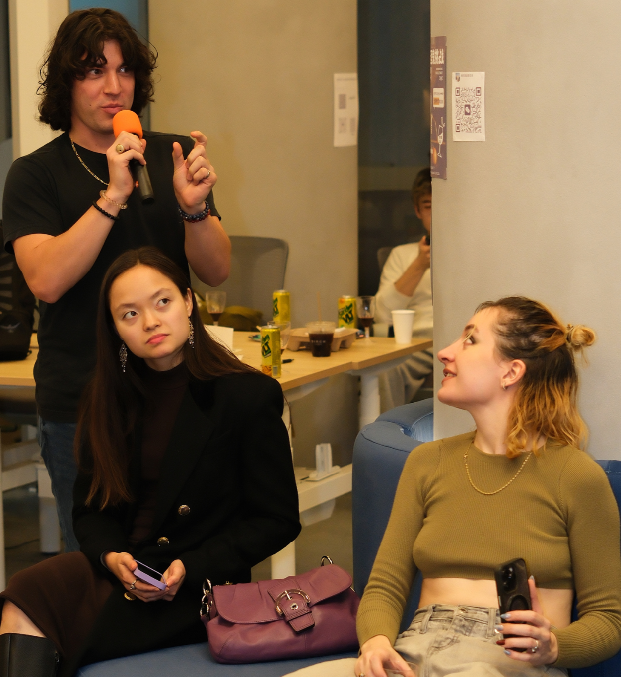 Panel discussion with three speakers at AYA Salon Series 2025: Across the Lines – Art in Conversation