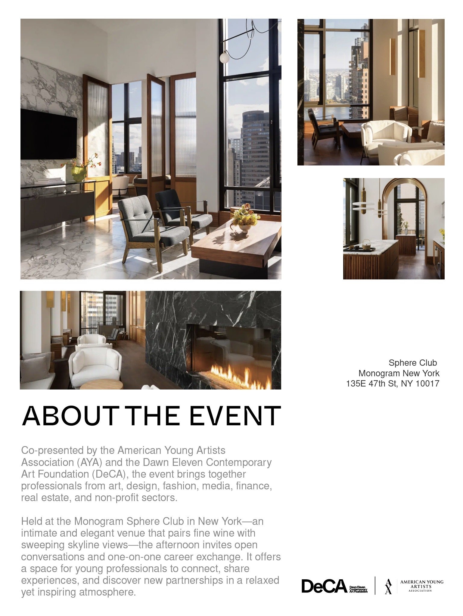 Wine × Career × Networking | Monogram New York — event poster 3