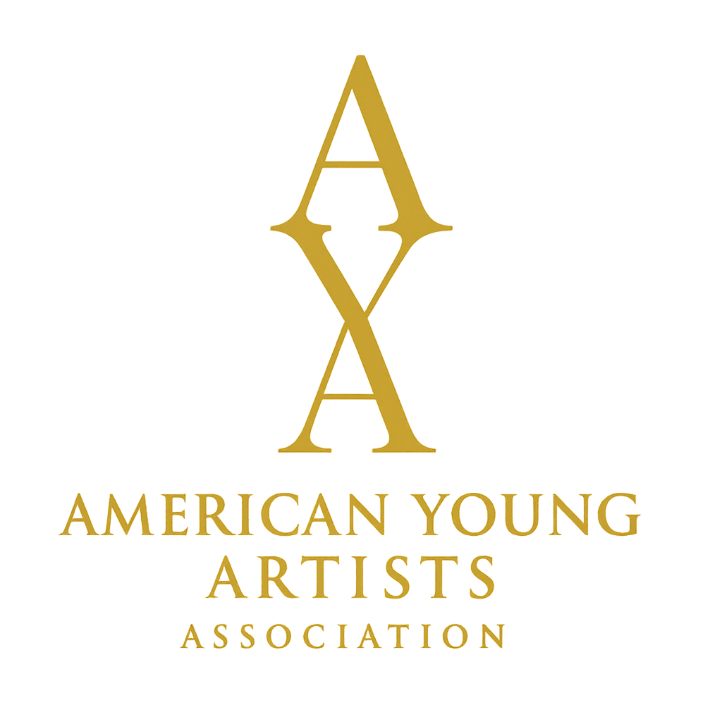 American Young Artists Association gold logo